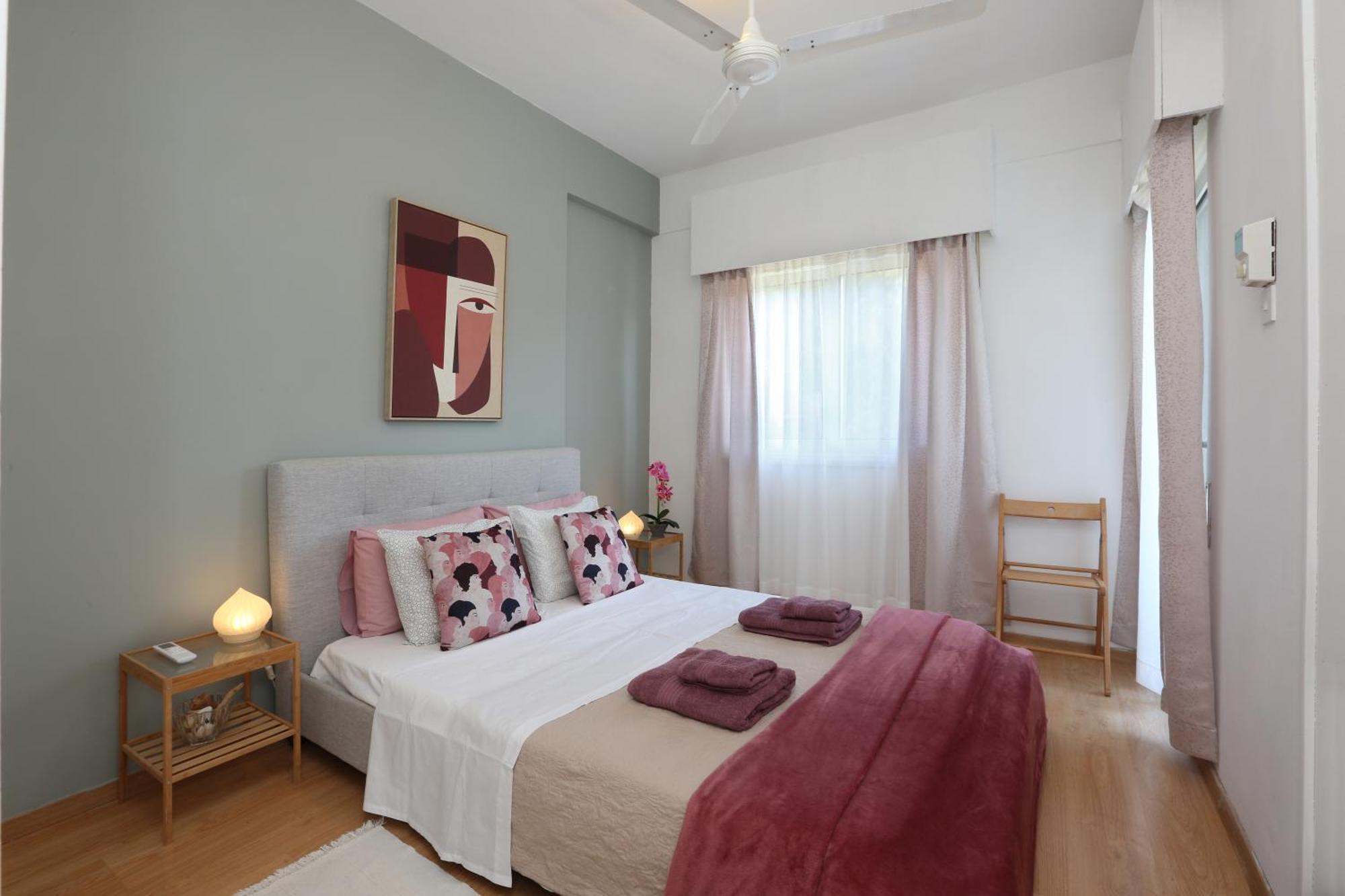 Cozy Holiday Apartment In Larnaca Near Foinikoudes Exteriör bild
